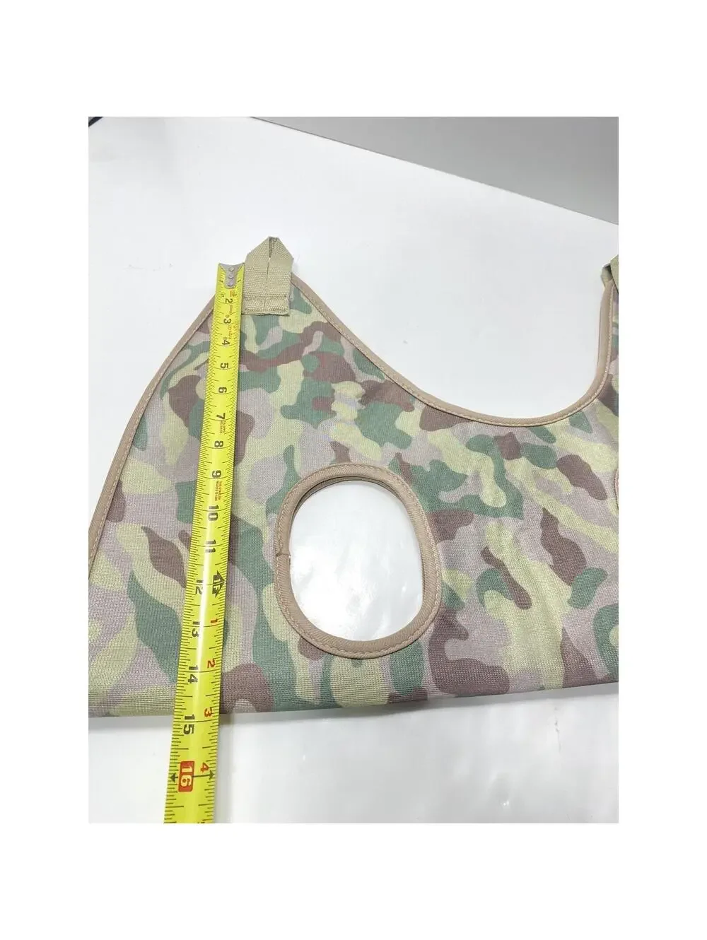 Camo Print Small Pet Grooming Hammock – Nail Trimming Harness for Dogs & Cats, N